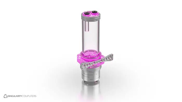 Singularity Computers Protium 3.0 ARGB 150 D5 Reservoir - Acrylic Silver - Ordinary Cooling Gear