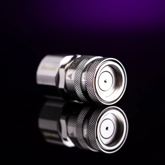 Koolance QD3 Female Quick Disconnect No-Spill Coupling, Compression for 10mm x 16mm - Chrome Ordinary Cooling Gear Australia