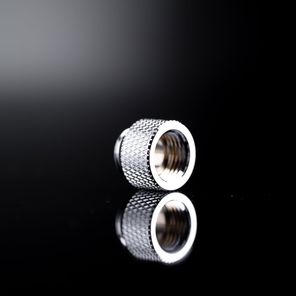 OCGear G1/4 10mm Male to Female Extension Adapter - Chrome Ordinary Cooling Gear Australia