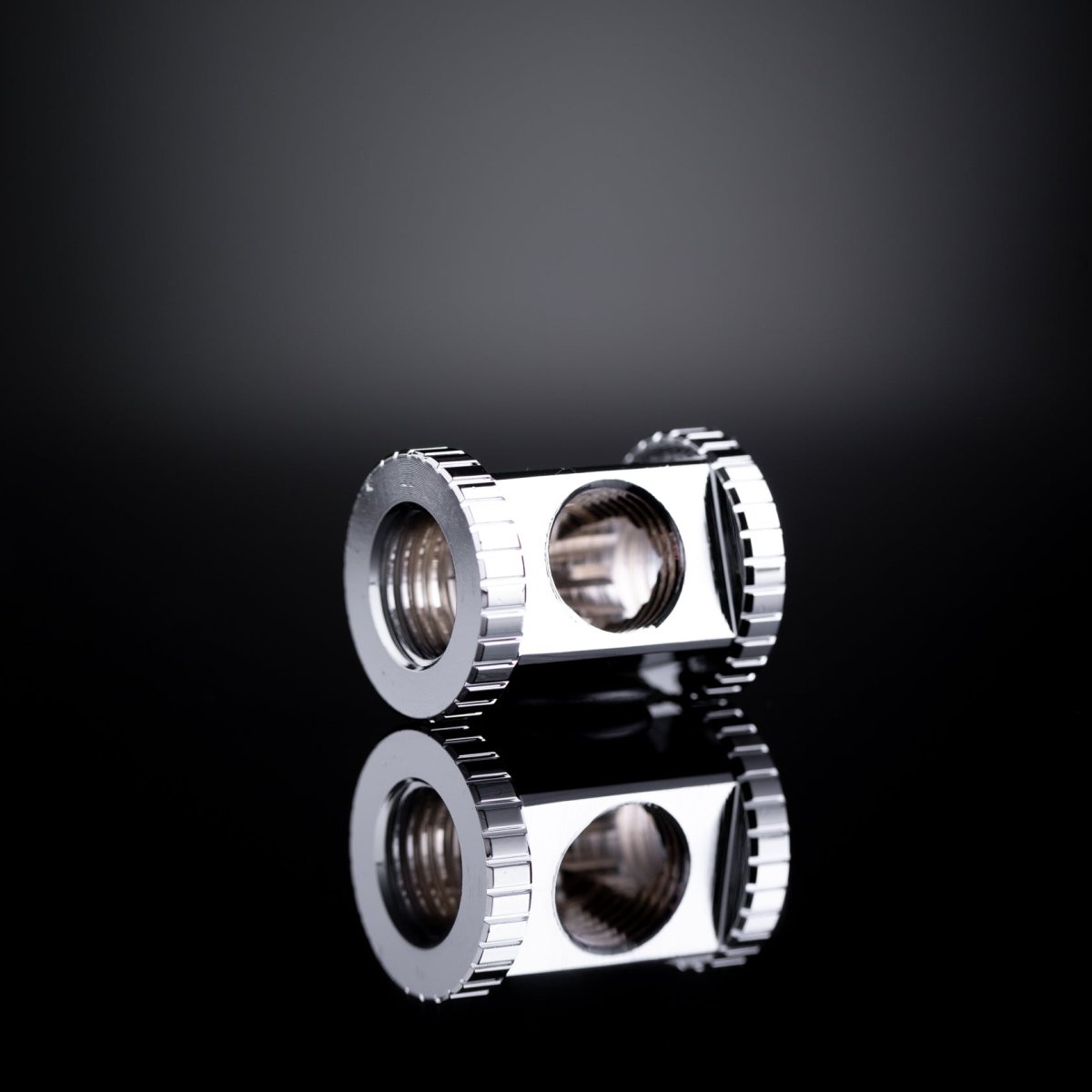 OCGear Flat 3 Way Splitter - Chrome Ordinary Cooling Gear Australia