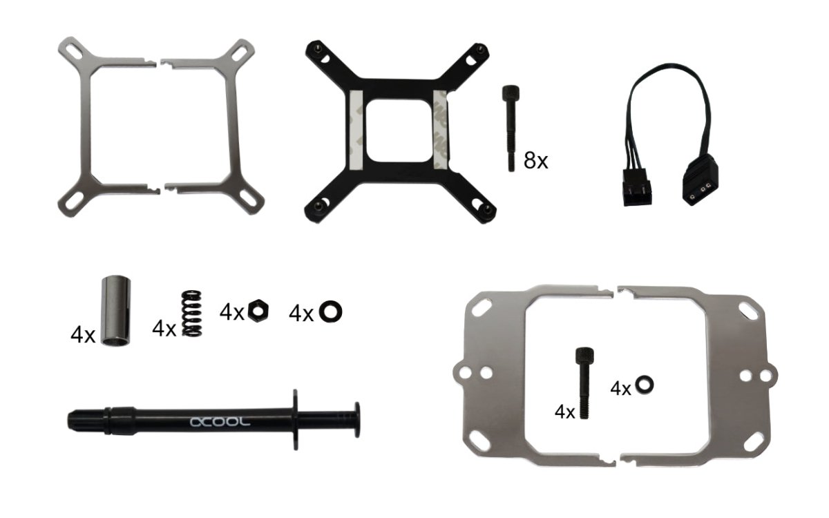 Alphacool Eisblock XPX Aurora - Acryl Black Digital RGB CPU Water Block Ordinary Cooling Gear