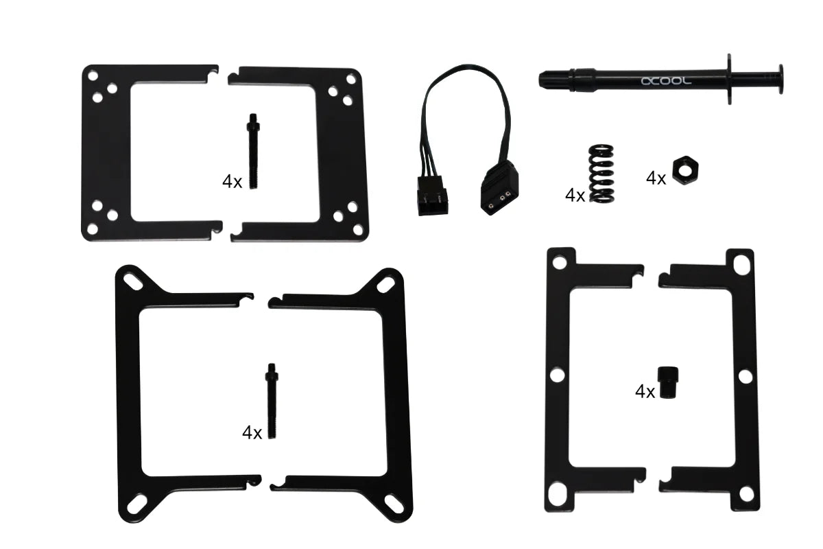 Alphacool Eisblock XPX Pro Aurora - Acryl Black Digital RGB CPU Waterblock - Ordinary Cooling Gear Australia
