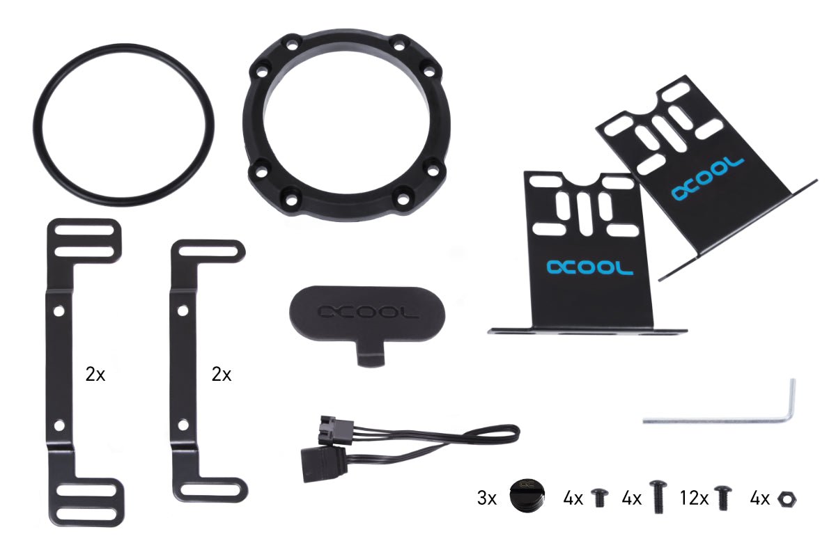 Alphacool Eisbecher Aurora D5 Acetal/Glass - 150mm incl. VPP Apex Pump - Pump and reservoir combo - Ordinary Cooling Gear