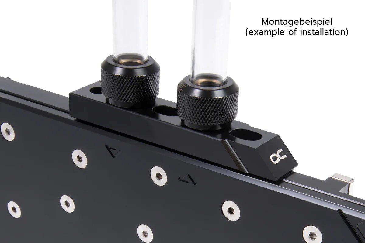 Alphacool Eisblock Aurora Terminal flat straight - Acetal