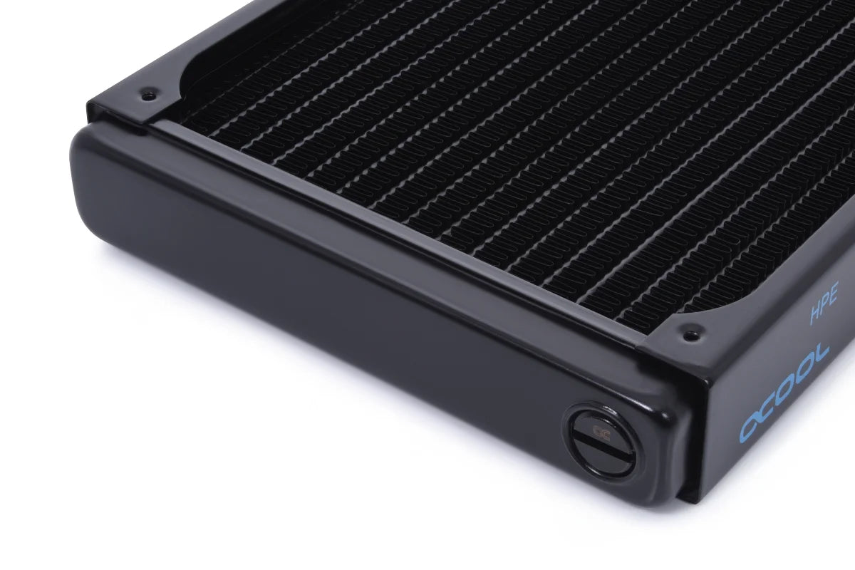 Alphacool NexXxoS HPE-30 Full Copper 420mm x 30mm Radiator - Black