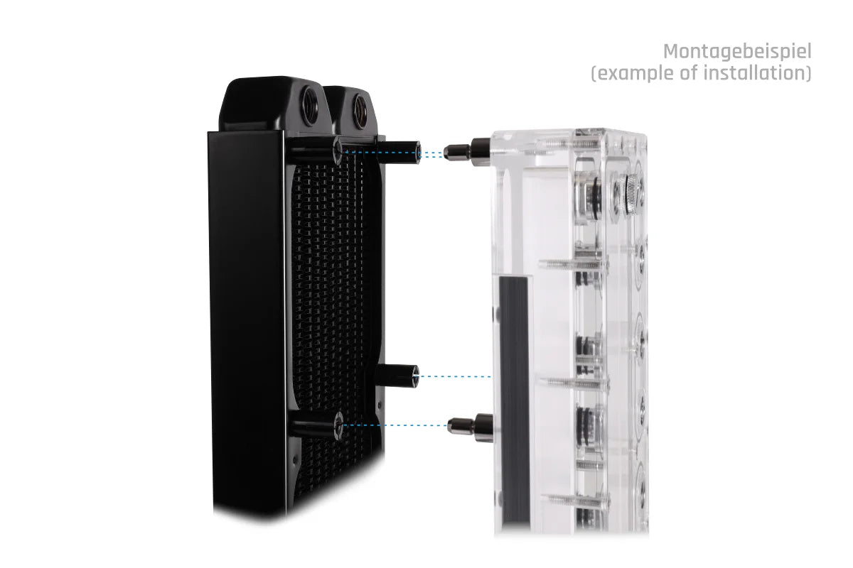 Alphacool Core Push Mounting 25mm M3/M4/UNC 6-32 Set 4x Ordinary Cooling Gear Australia