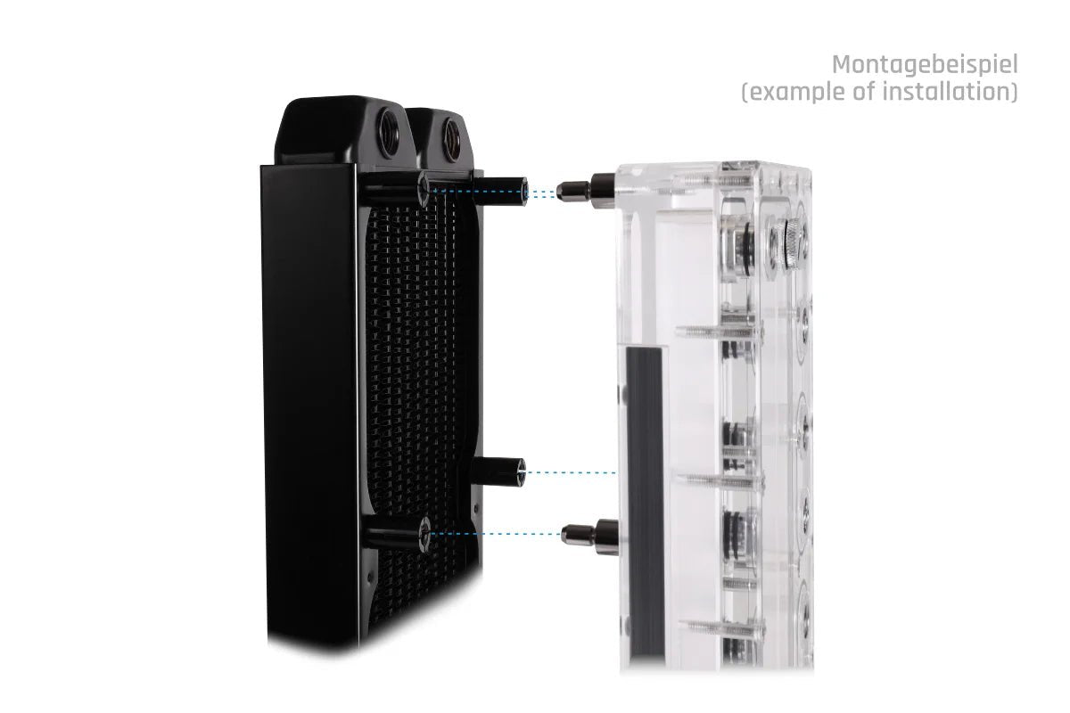 Alphacool Core Push Mounting 25mm M3/M4/UNC 6-32 Set 4x Ordinary Cooling Gear Australia