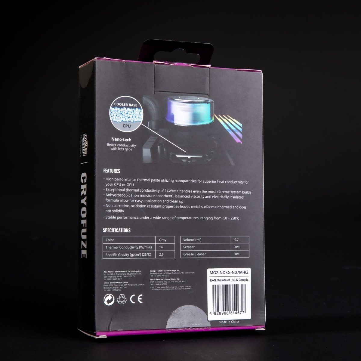 Coolermaster Cryofuze Thermal Paste - 14W/m.k - 2gms Ordinary Cooling Gear