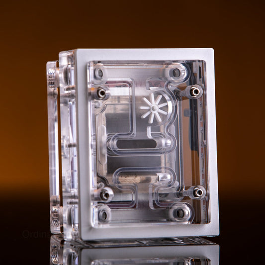 Modding Cafe AM5 Stealth Tubing CPU waterblock