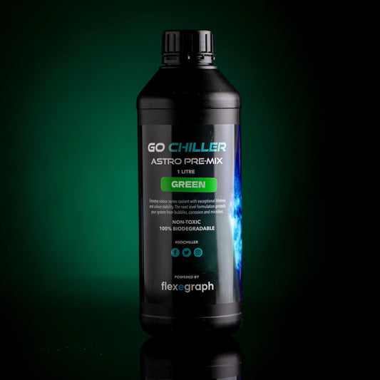 Go Chiller Astro Pre-Mix D-Series - 1 Litre - Green Coolant - Ordinary Cooling Gear Australia