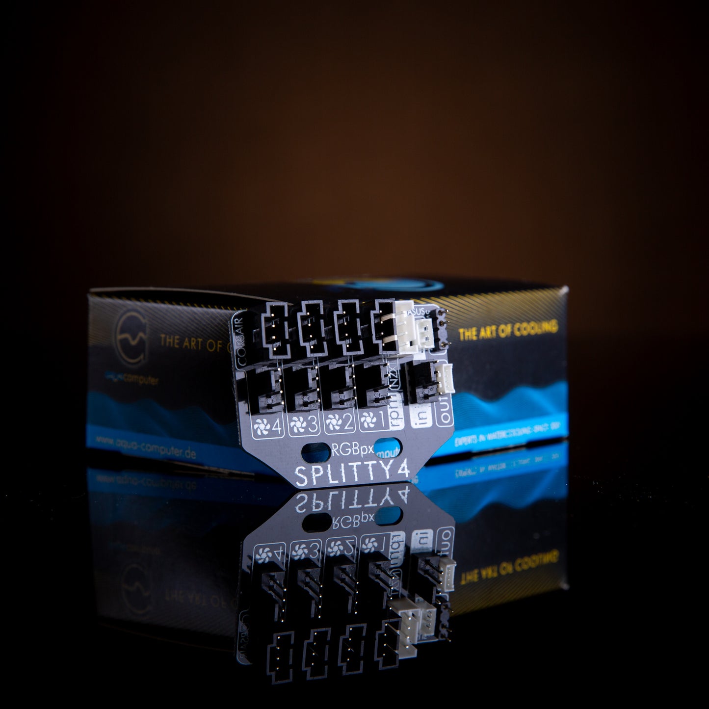 Aquacomputer RGBpx Splitty4 - RGB Splitter Ordinary Cooling Gear