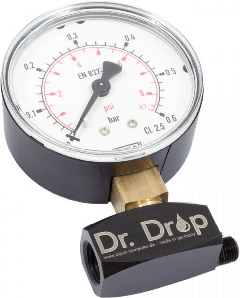 Aquacomputer Dr. Drop PROFESSIONAL pressure leak tester incl. air pump