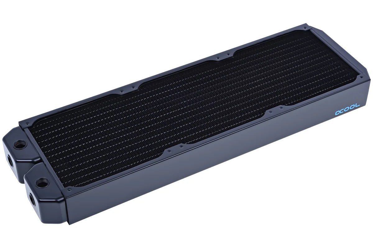 Alphacool NexXxoS XT45 Full Copper 420mm x 45mm radiator - Black - Ordinary Cooling Gear