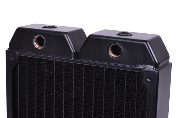 Alphacool NexXxoS XT45 Full Copper 180mm x 45mm Dual Radiator - Black - Ordinary Cooling Gear