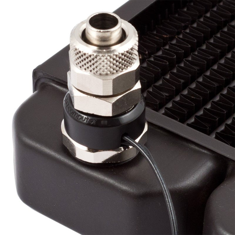 Aquacomputer Temperature sensor inline G1/4 Male to Female - Miniature - Ordinary Cooling Gear