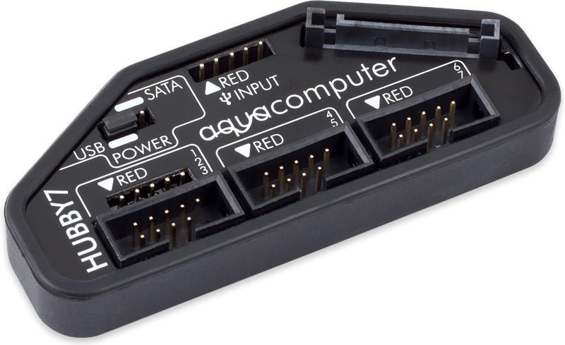 Aquacomputer HUBBY7 internal USB 2.0 Hub Ordinary Cooling Gear Australia