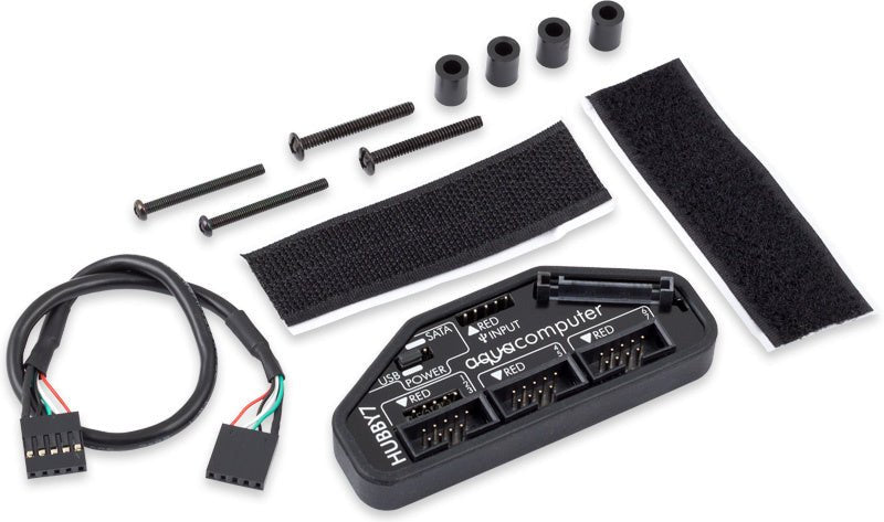 Aquacomputer HUBBY7 internal USB 2.0 Hub Ordinary Cooling Gear Australia