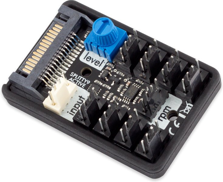 Aquacomputer SPLITTY9 Active - Powered 9 Fan PWM Splitter Ordinary Cooling Gear