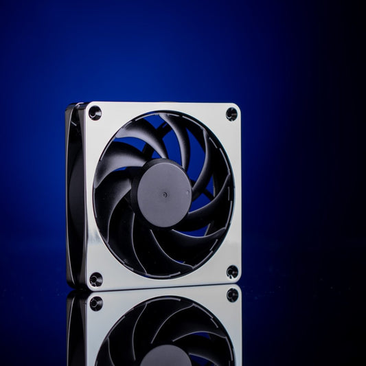 Alphacool Apex Stealth 120mm Power Metal Fan - Chrome Ordinary Cooling Gear