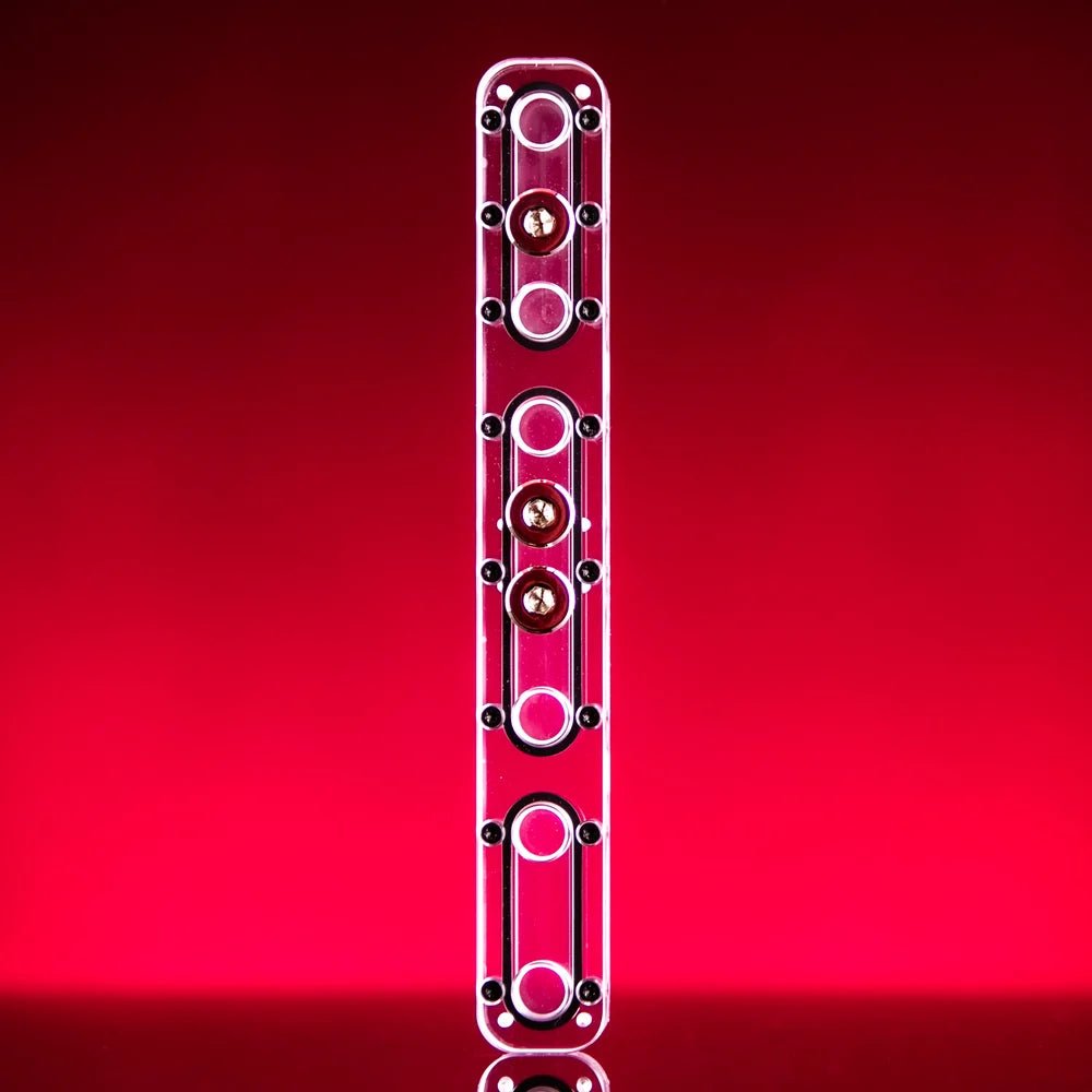 Stealkey CubeTube Distroplate 240mm - Acrylic - Ordinary Cooling Gear Australia