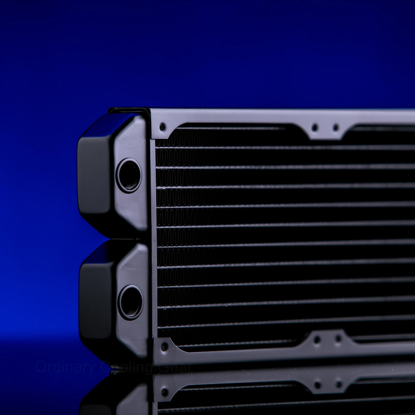 Alphacool NexXxoS ST30 Full Copper 360mm x 30mm Radiator V.1 - Black - Ordinary Cooling Gear Australia