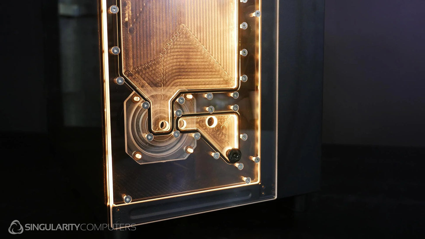 Singularity Computers NZXT H9 Front D5 Reservoir Distribution Plate - Ordinary Cooling Gear