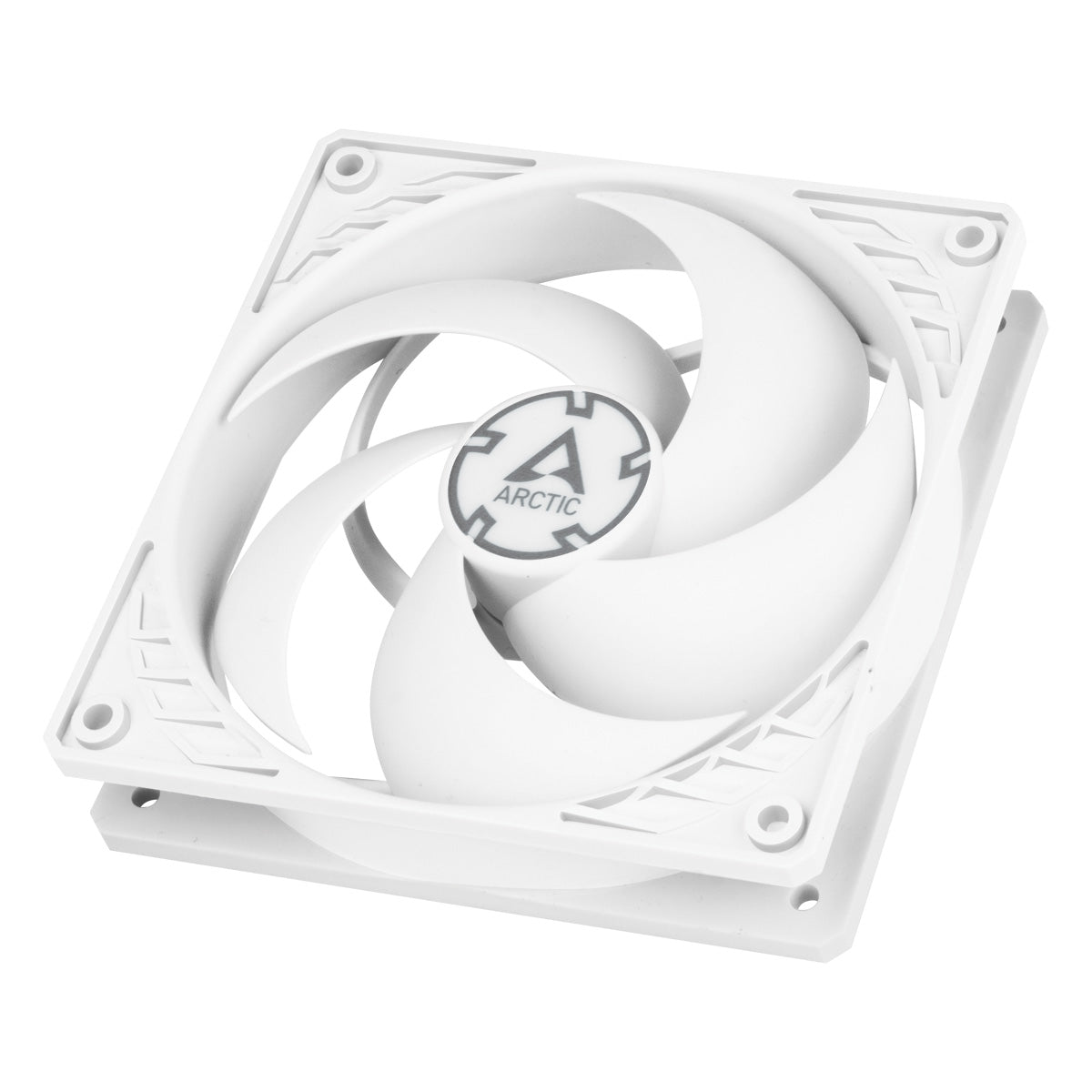 Arctic Cooling P12 PWM PST 120mm Pressure-Optimised Fan - White Ordinary Cooling Gear