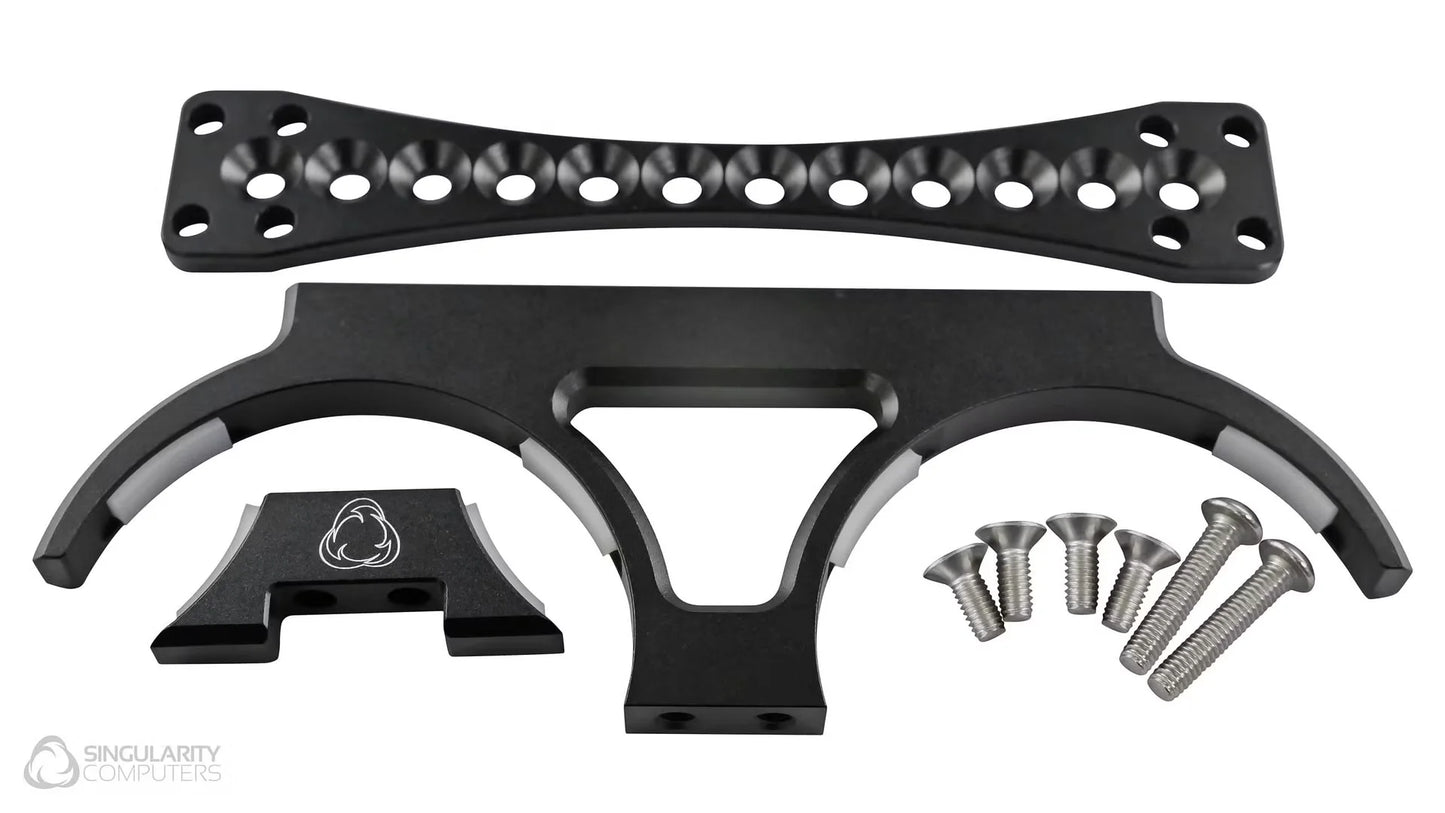 Singularity Computers Ethereal Dual 2.0 Reservoir Bracket – Black - Ordinary Cooling Gear