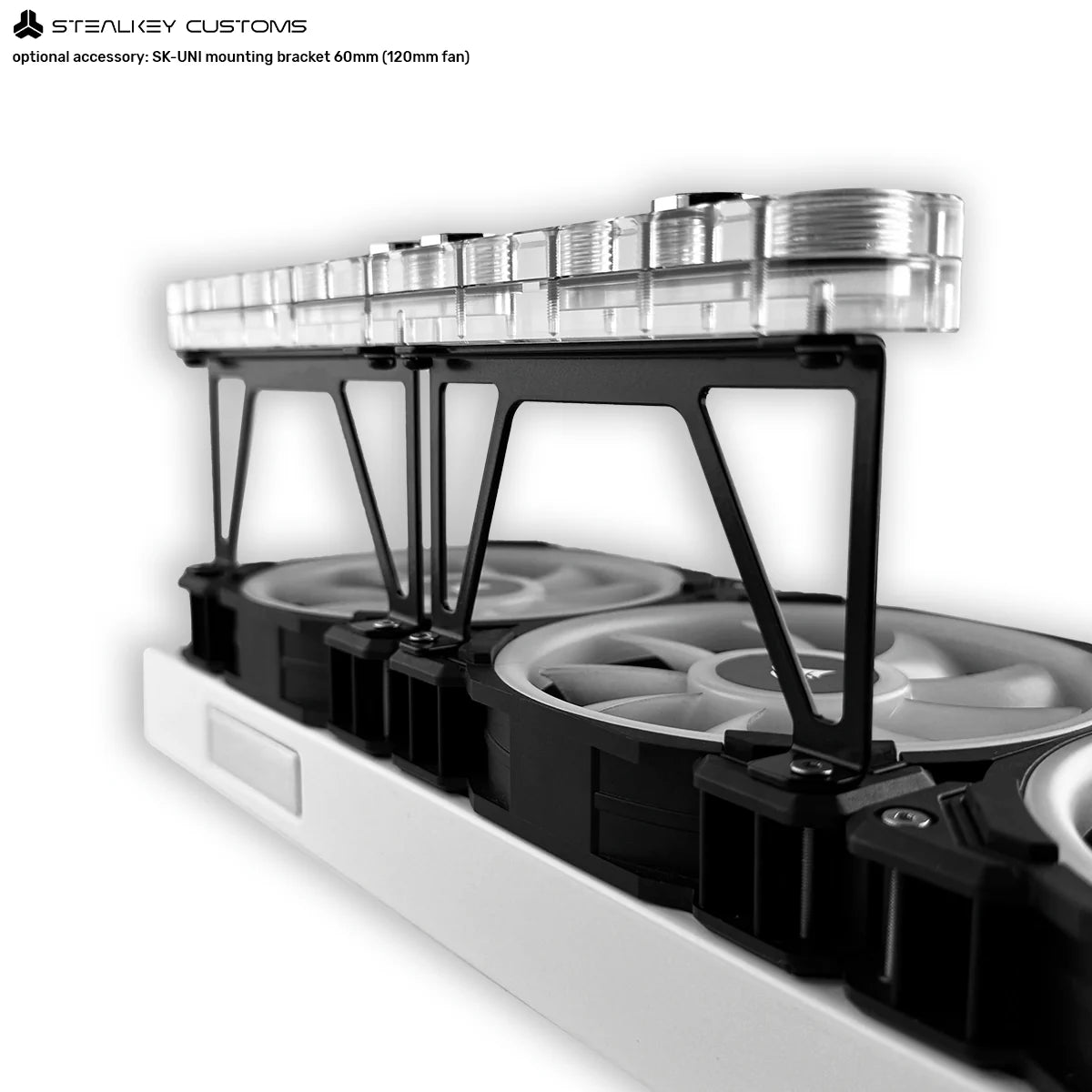 Stealkey CubeTube Distroplate 240mm - Acrylic - Ordinary Cooling Gear