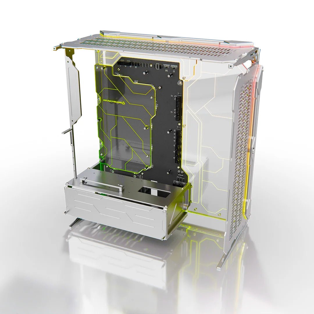 Singularity Computers Spectre Integra-MA Silver ATX Case - Ordinary Cooling Gear
