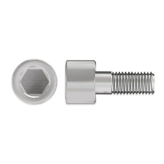 Mx40mm - Hex Head Screws Stainless Steel 316 Grade for Heatkiller Tubes - 4 pcs