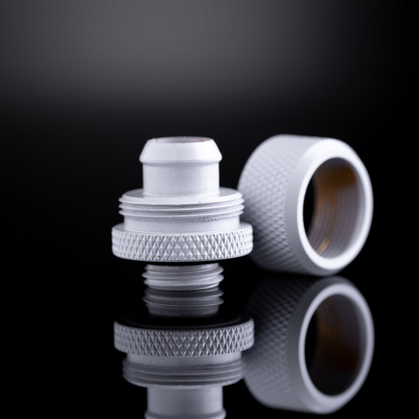 OCGear G1/4 10-16mm Soft Tube Compression Fitting - White Ordinary Cooling Gear Australia
