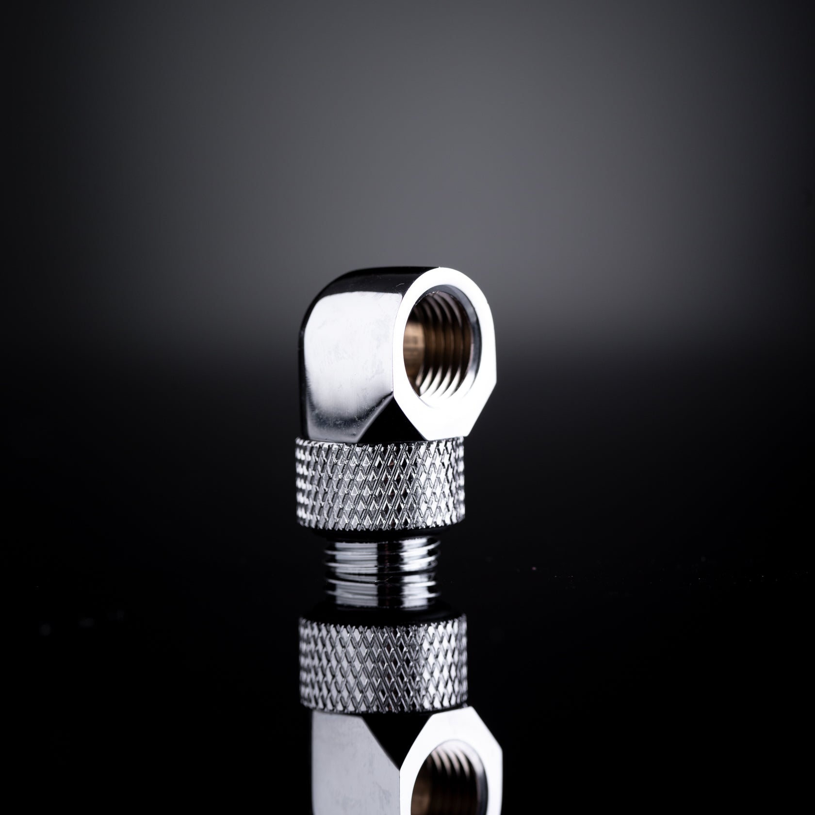 OCGear 90 degree Rotary Extender - Chrome Ordinary Cooling Gear Australia