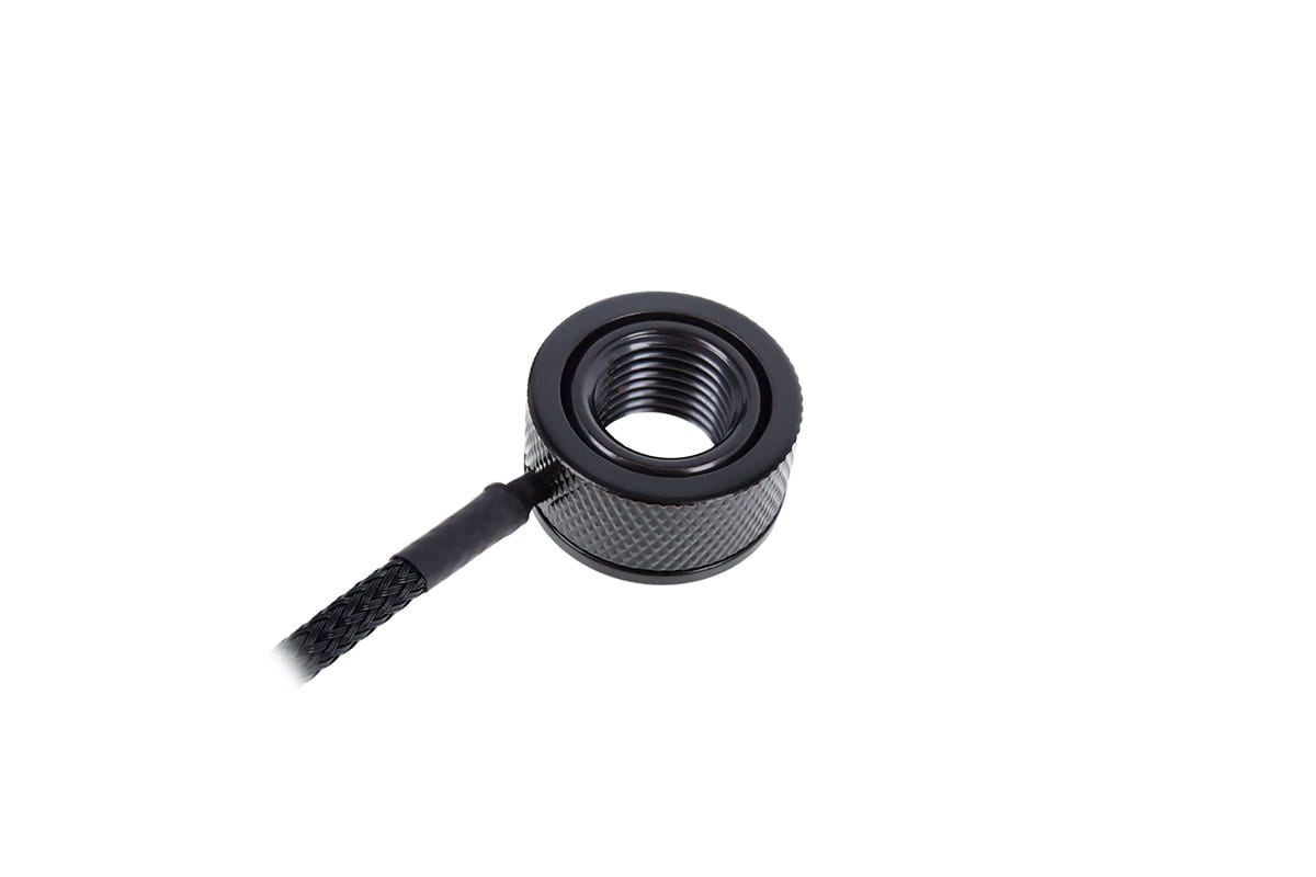 Alphacool Eiszapfen inline temperature sensor G1/4 with AG adapter - BLACK Ordinary Cooling Gear