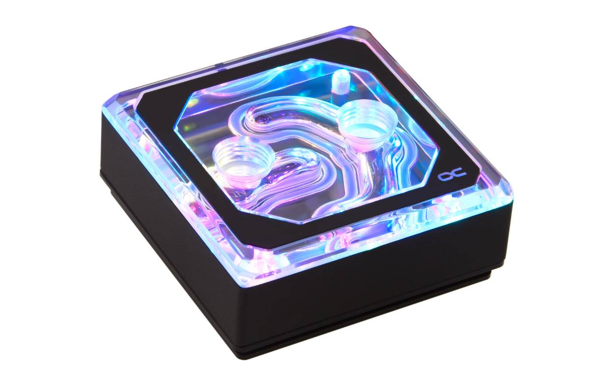 Alphacool Eisblock XPX Aurora - Acryl Black Digital RGB CPU Water Block Ordinary Cooling Gear