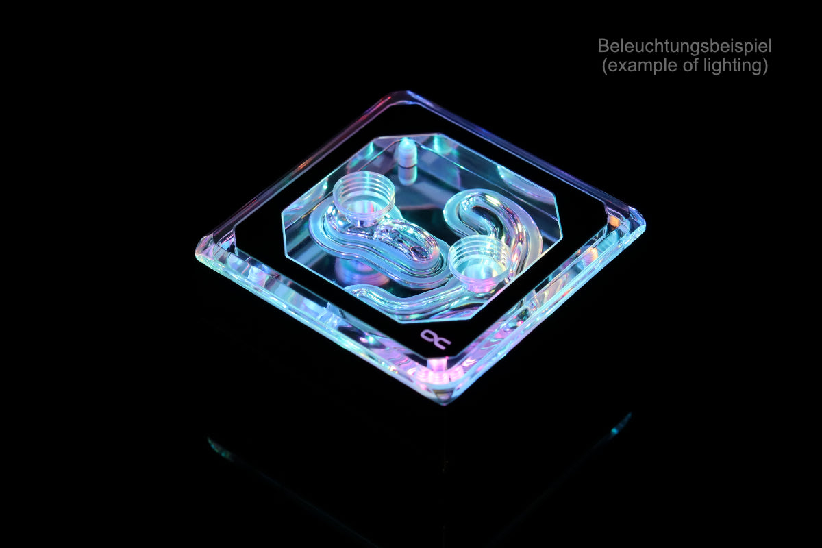 Alphacool Eisblock XPX Aurora - Acryl Black Digital RGB CPU Water Block Ordinary Cooling Gear