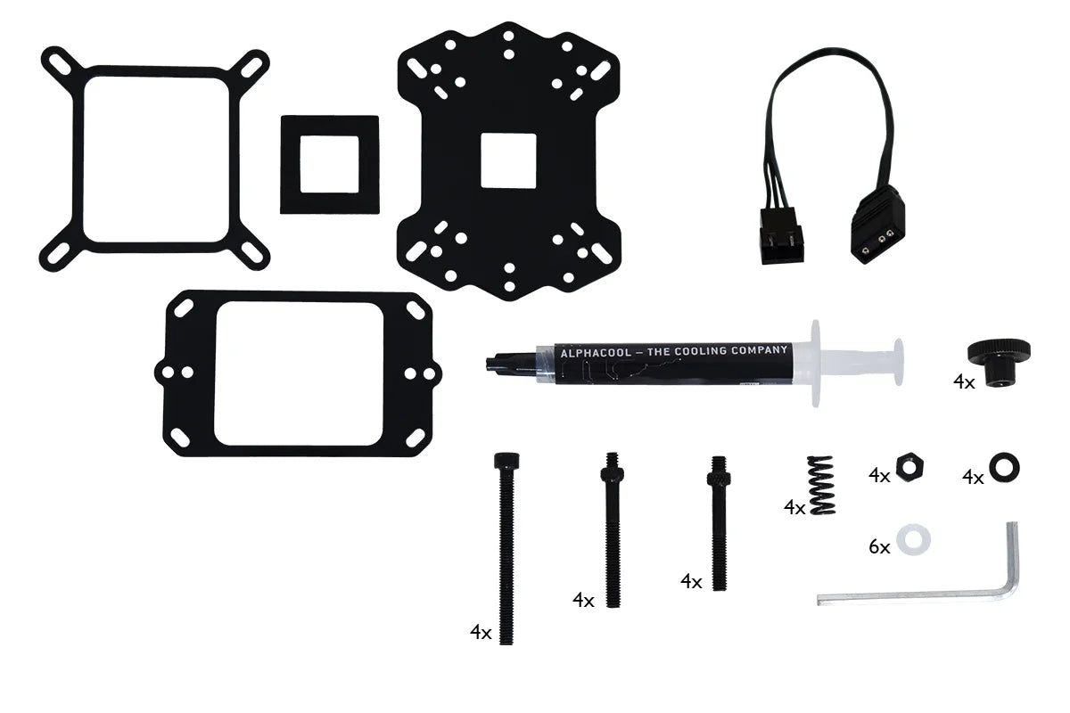 Alphacool Eisblock Aurora XP³ Light - Acryl CPU Waterblock Ordinary Cooling Gear