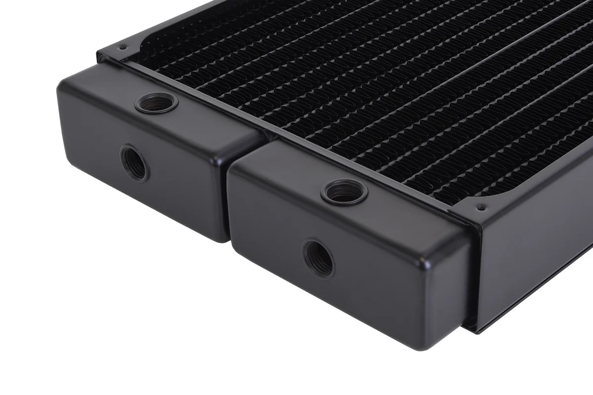Alphacool NexXxoS XT45 Full Copper Radiator 400mm x 45mm radiator - Black - Ordinary Cooling Gear Australia