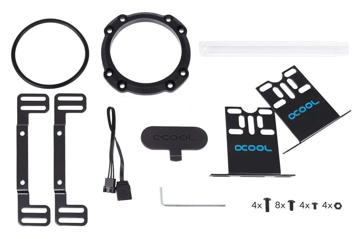 Alphacool Eisbecher Aurora D5 Acetal/Glass - 250mm Reservoir