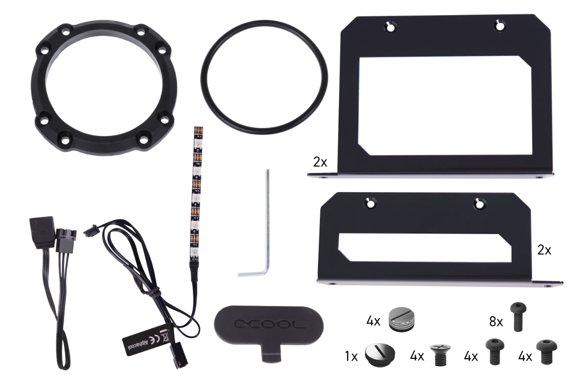 Alphacool Rise Flat Reservoir D5 Ordinary Cooling Gear