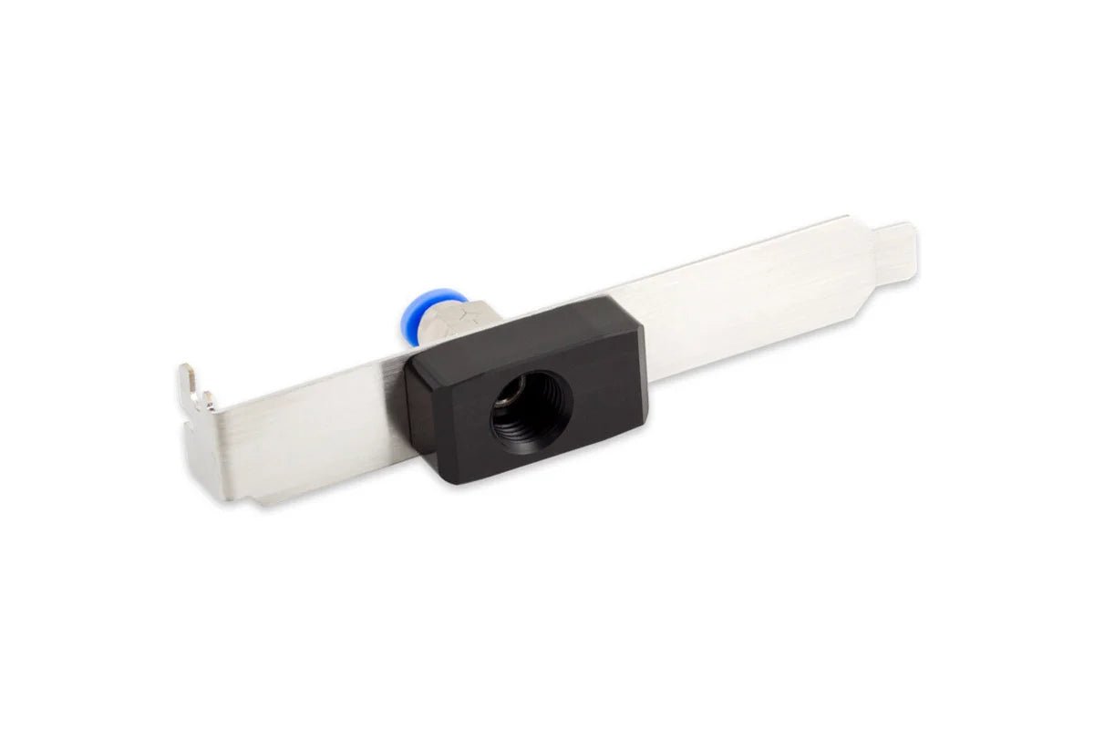 Aquacomputer slot bracket with fill port for Leakshield Ordinary Cooling Gear Australia