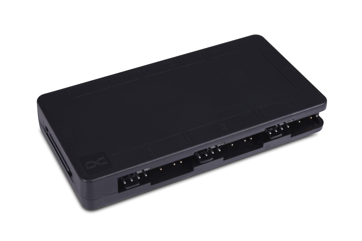 Alphacool Core 6x 4-pin PWM/DRGB splitter with SATA power connector Ordinary Cooling Gear