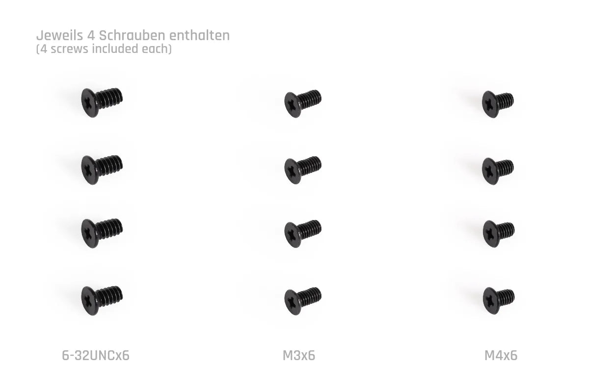 Alphacool Core Push Mounting 50mm M3/M4/UNC 6-32 Set 4x Ordinary Cooling Gear Australia
