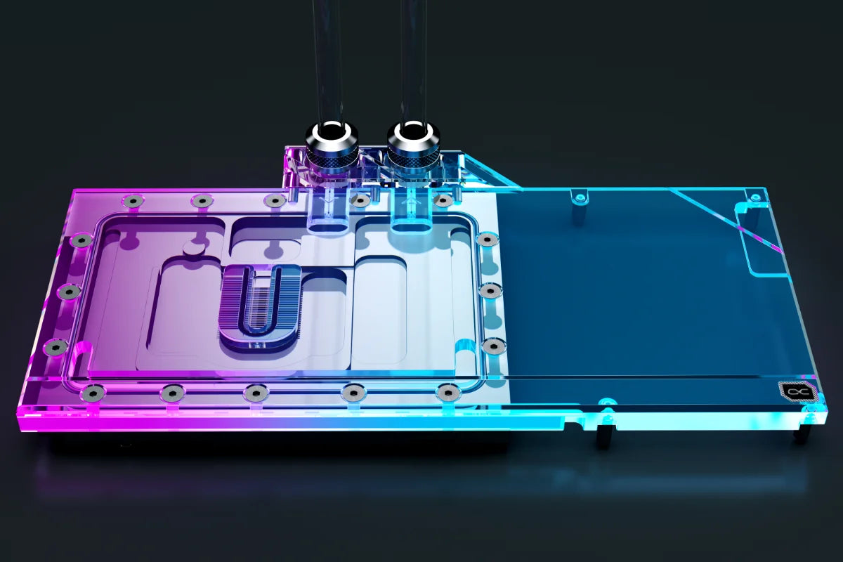 Alphacool Eisblock Aurora Acryl GPX-N RTX 3090 TI FTW3 Ultra with backplate