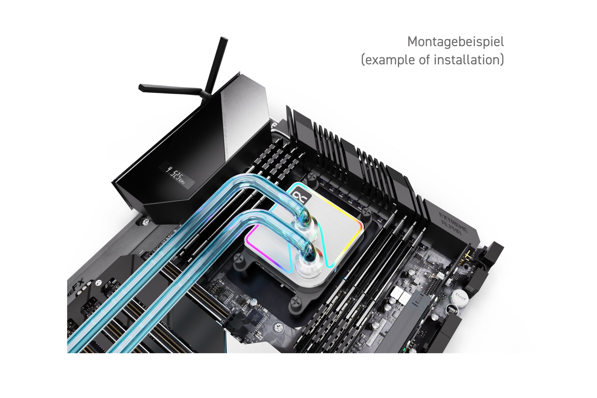 Alphacool Core 1 Aurora Silver RGB CPU Waterblock Ordinary Cooling Gear