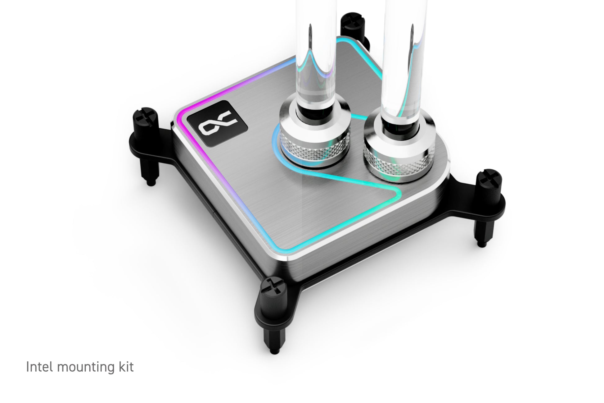 Alphacool Core 1 Aurora Silver RGB CPU Waterblock Ordinary Cooling Gear