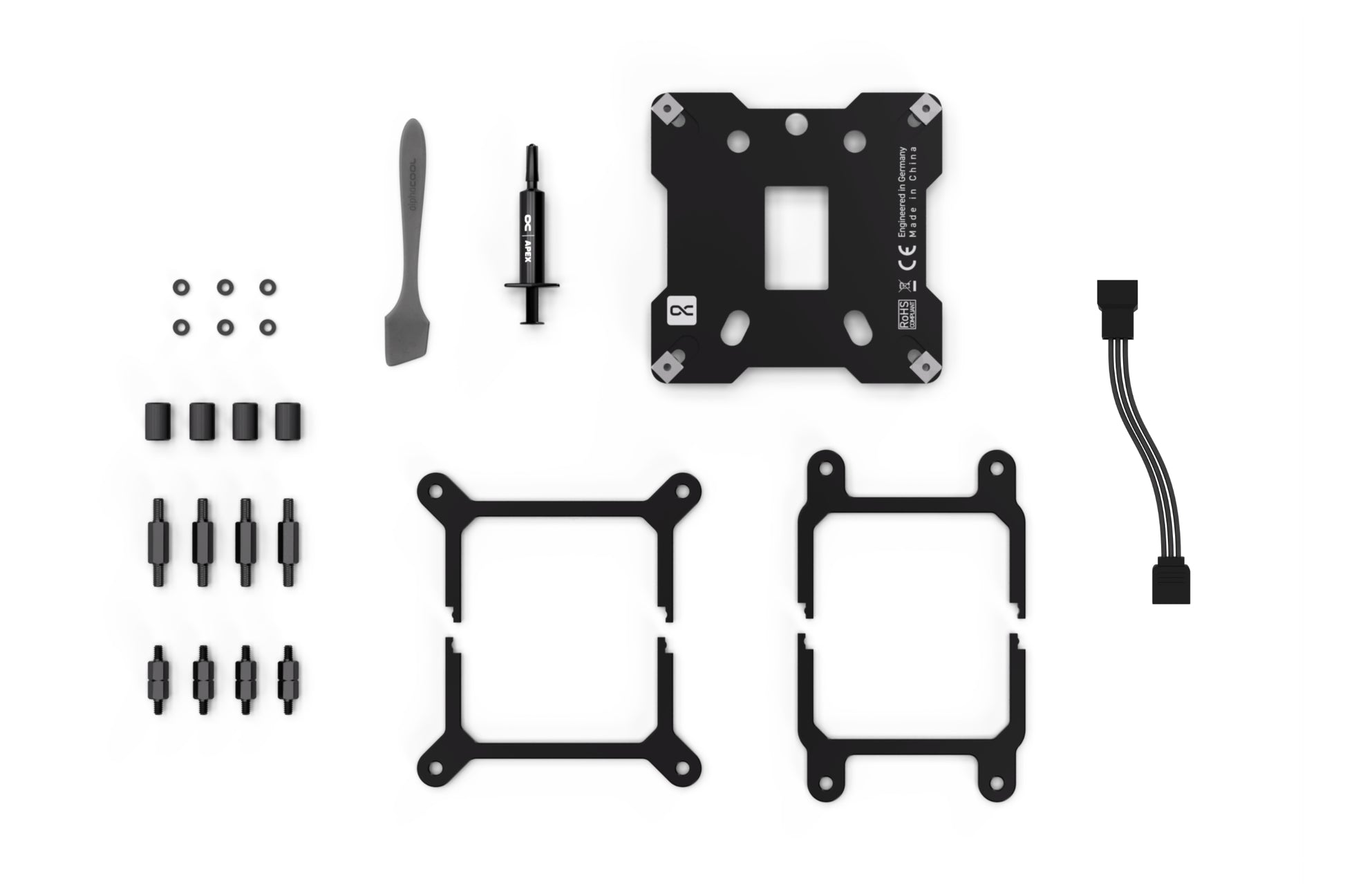 Alphacool Core 1 Aurora Silver RGB CPU Waterblock Ordinary Cooling Gear