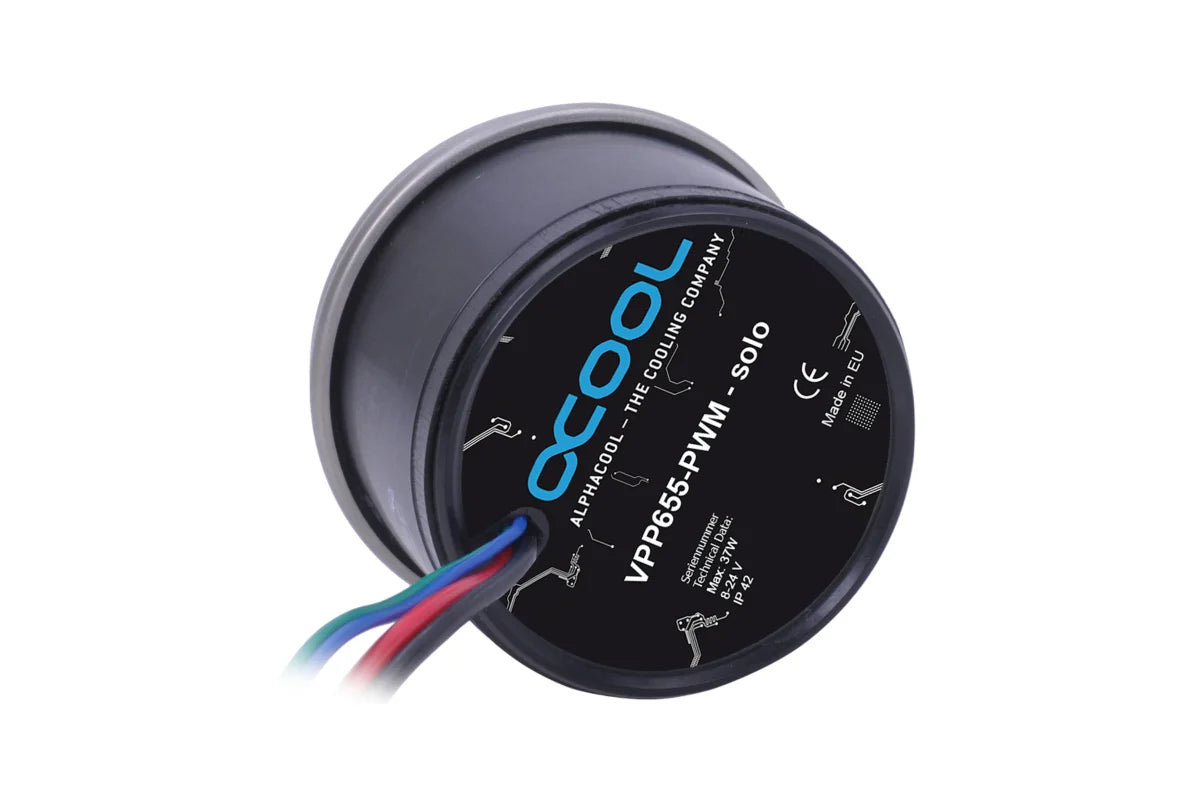 Alphacool Eisbecher Aurora D5 Acetal/Glas - 250mm incl. Alphacool VPP Apex D5 - Pump and reservoir combo Ordinary Cooling Gear
