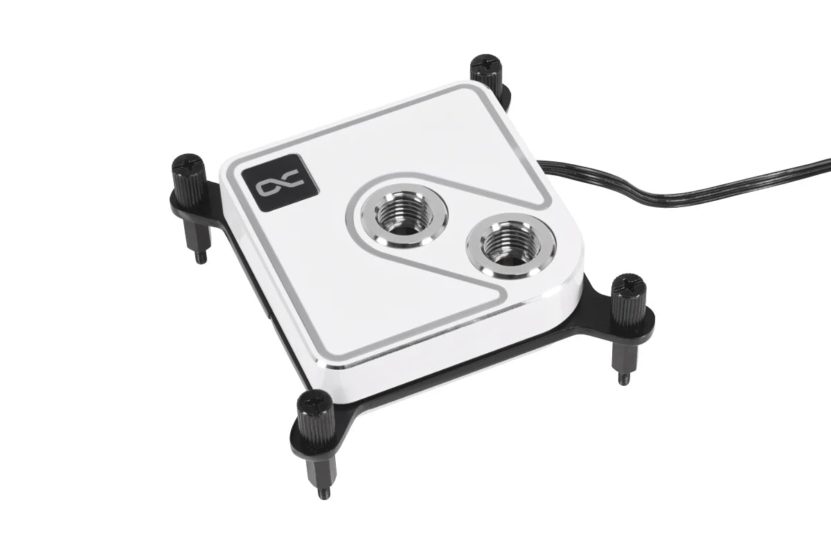 Alphacool Core 1 Aurora White RGB CPU Waterblock Ordinary Cooling Gear Australia