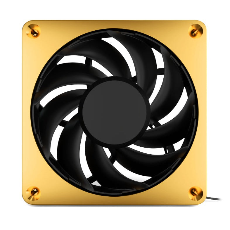 Alphacool Apex Stealth 120mm Power Metal Fan - Gold - Ordinary Cooling Gear